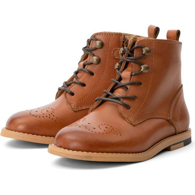 Buster Brogue Boot Tan Burnished