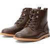 Buster Brogue Boot Dark Brown Burnished - Booties - 1 - thumbnail