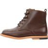 Buster Brogue Boot Dark Brown Burnished - Booties - 2