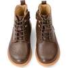 Buster Brogue Boot Dark Brown Burnished - Booties - 3