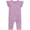 Ruffle Sleeve Baby Romper, Korean Tiles - Rompers - 1 - thumbnail
