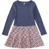 Tiered Skirted Twirl Dress, Apple Checkerboard - Dresses - 1 - thumbnail