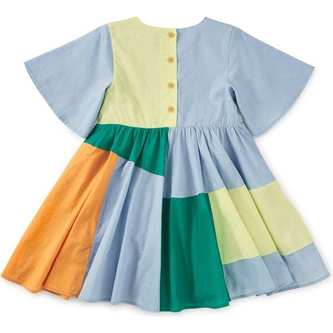NEW Patchwork Dress, SCENIC BLUE