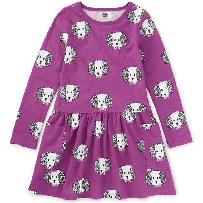 Long Sleeve Pocket Dress, Maltipoo