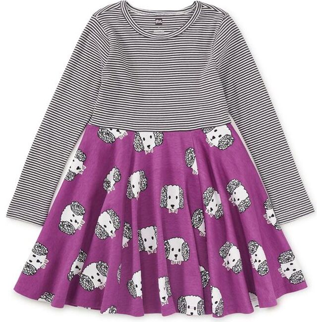 Print Mix Twirl Dress, Maltipoo