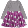 Print Mix Twirl Dress, Maltipoo - Dresses - 1 - thumbnail