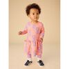 Long Sleeve Pocket Dress, Dahlias - Dresses - 2