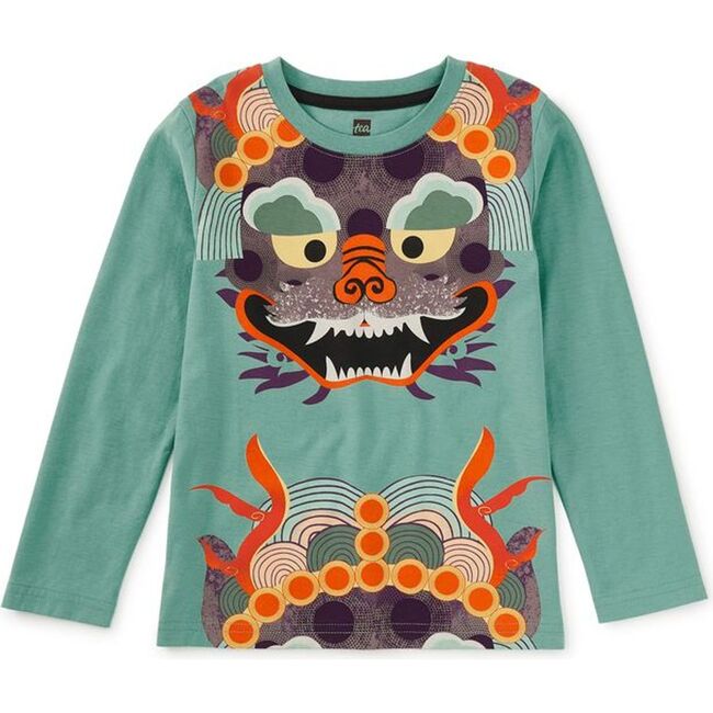 Kirin Dragon Graphic Tee, EUCALYPTUS