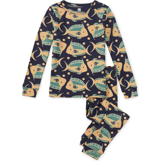 Goodnight Pajama Set, Clown Trigger Fish