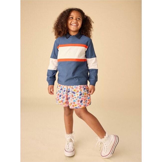 Colorblock Rugby Top, NAVAL BLUE - Polo Shirts - 2