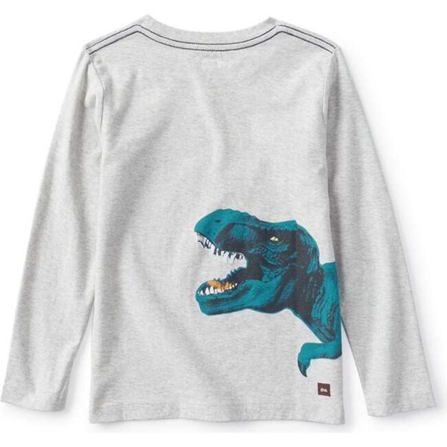 Flexin' Rex Graphic Tee, LIGHT GREY HEATHER
