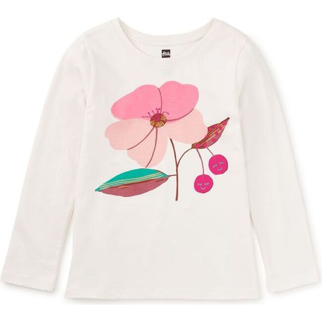 Cherry Blossom Graphic Tee, Chalk