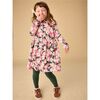 Collared Long Sleeve Shirtdres, Cherry Blossoms - Dresses - 2