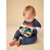 Colorblock Rugby Baby Romper, NAVAL BLUE - Rompers - 2