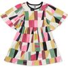 Butterfly Sleeve Dress, Pojagi Patchwork - Dresses - 1 - thumbnail