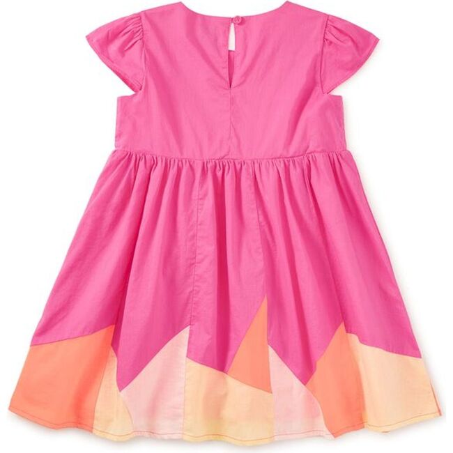 Cap Sleeve Jogakbo Dress, ASTILBE PINK