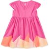 Cap Sleeve Jogakbo Dress, ASTILBE PINK - Dresses - 1 - thumbnail