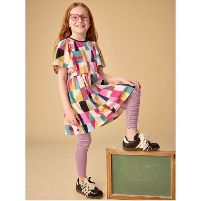 Butterfly Sleeve Dress, Pojagi Patchwork