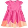 Cap Sleeve Jogakbo Dress, ASTILBE PINK - Dresses - 3