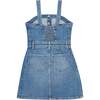 Trucker Dress Mini Girls, Meadow Lake - Dresses - 2