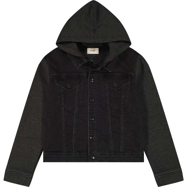 Manning Jacket Boys, Charcoal Grey Mixed