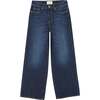 Lily Wide Leg Girls, Deep Water - Jeans - 1 - thumbnail