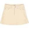 Jenny Mini Skirt Toddler Girls, Manilla Corduroy - Skirts - 1 - thumbnail