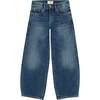 Lilia Barrel Toddler Girls, Seagate - Jeans - 1 - thumbnail