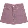 Jenny Mini Skirt Toddler Girls, Pink Houndstooth - Skirts - 1 - thumbnail