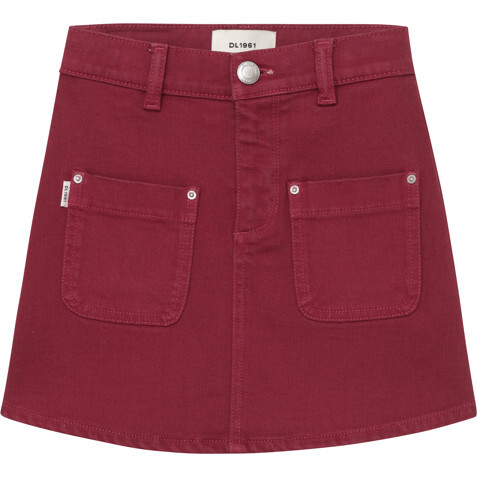 Jenny Mini Skirt Girls, Crimson