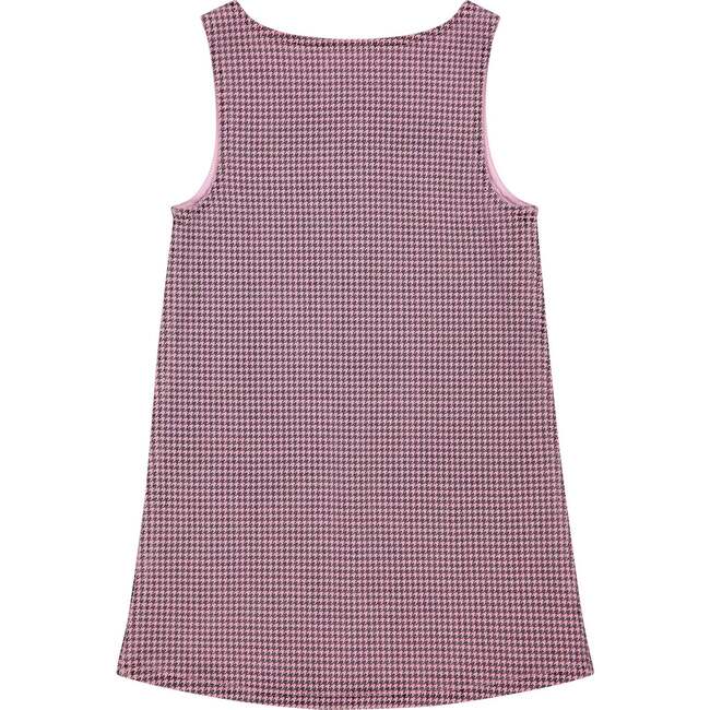 Hana Dress Toddler Girls, Pink Houndstooth - Dresses - 2