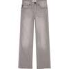 Benji Boys Straight, Washed Grey Knit - Jeans - 1 - thumbnail