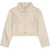 Manning Jacket Girls, Flax - Jackets - 1 - thumbnail