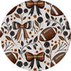 Game Day Blooms Ruffle Footie Snoozer - Footie Pajamas - 3
