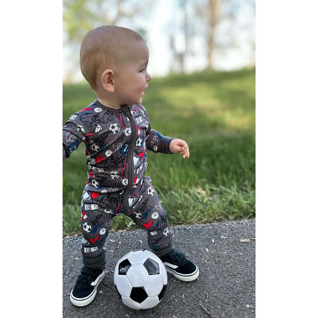 Goals Snoozer - Footie Pajamas - 4