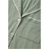 Frida TENCEL Modal Shortie Short PJ Set, EUCALYPTUS/IVORY - Pajamas - 4