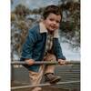 Denim Sherpa Jacket Mid Denim - Jackets - 1 - thumbnail