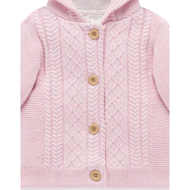 Cable Padded Jacket Primrose Melange - Jackets - 4