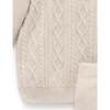 Cable Knit Set Wheat Melange - Mixed Apparel Set - 4