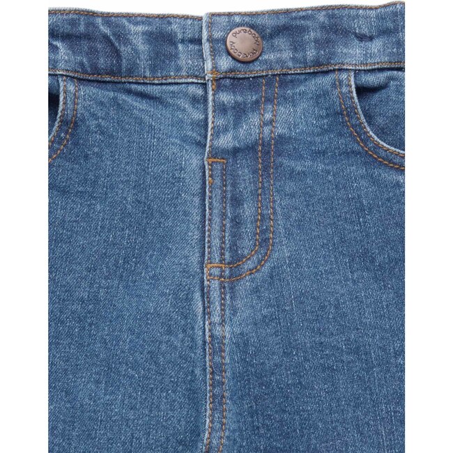 Straight Leg Jean Mid Denim - Jeans - 4