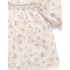 Smocked Dress  Wheat Strawberry Blossom Print - Dresses - 3