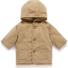 Corduroy Shearling Jacket Mushroom - Jackets - 1 - thumbnail