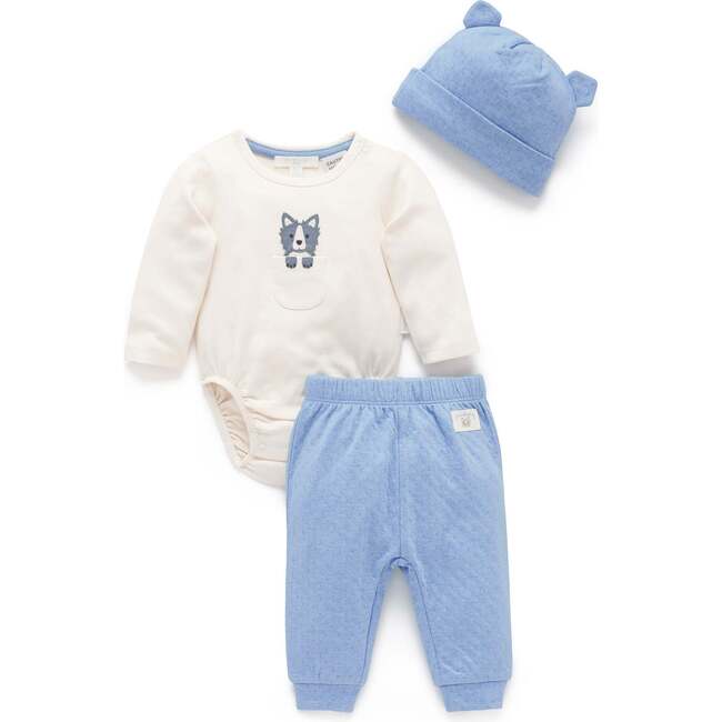3 Piece Gift Set Bluestone Melange