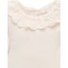 Ruffle Pointelle Bodysuit Cloud - Onesies - 4