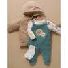 Corduroy Shearling Jacket Mushroom - Jackets - 5