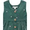 Corduroy Pinnie & Headband Set Apple Broderie - Dresses - 4