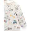 Printed Zip Growsuit Pack Farm Vehicles Print - Rompers - 3