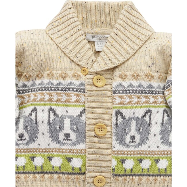 Sheep Dog Cardigan Herding Farisle - Cardigans - 3