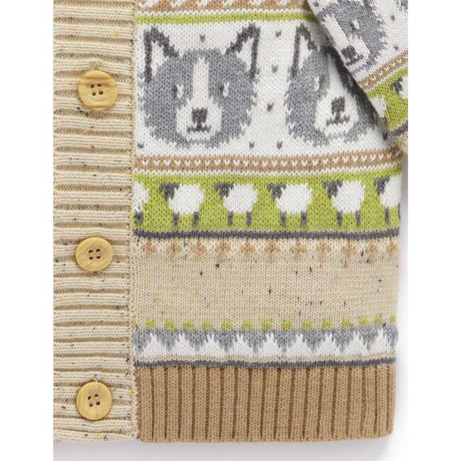 Sheep Dog Cardigan Herding Farisle - Cardigans - 4