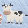 Quilted Track Set Farm Alphabet Print - Mixed Apparel Set - 6